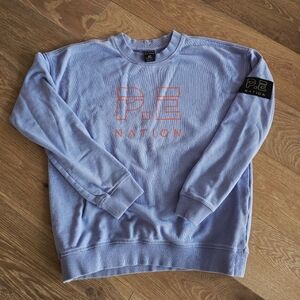 P.E Nation Blue Crewneck Sweatshirt Small